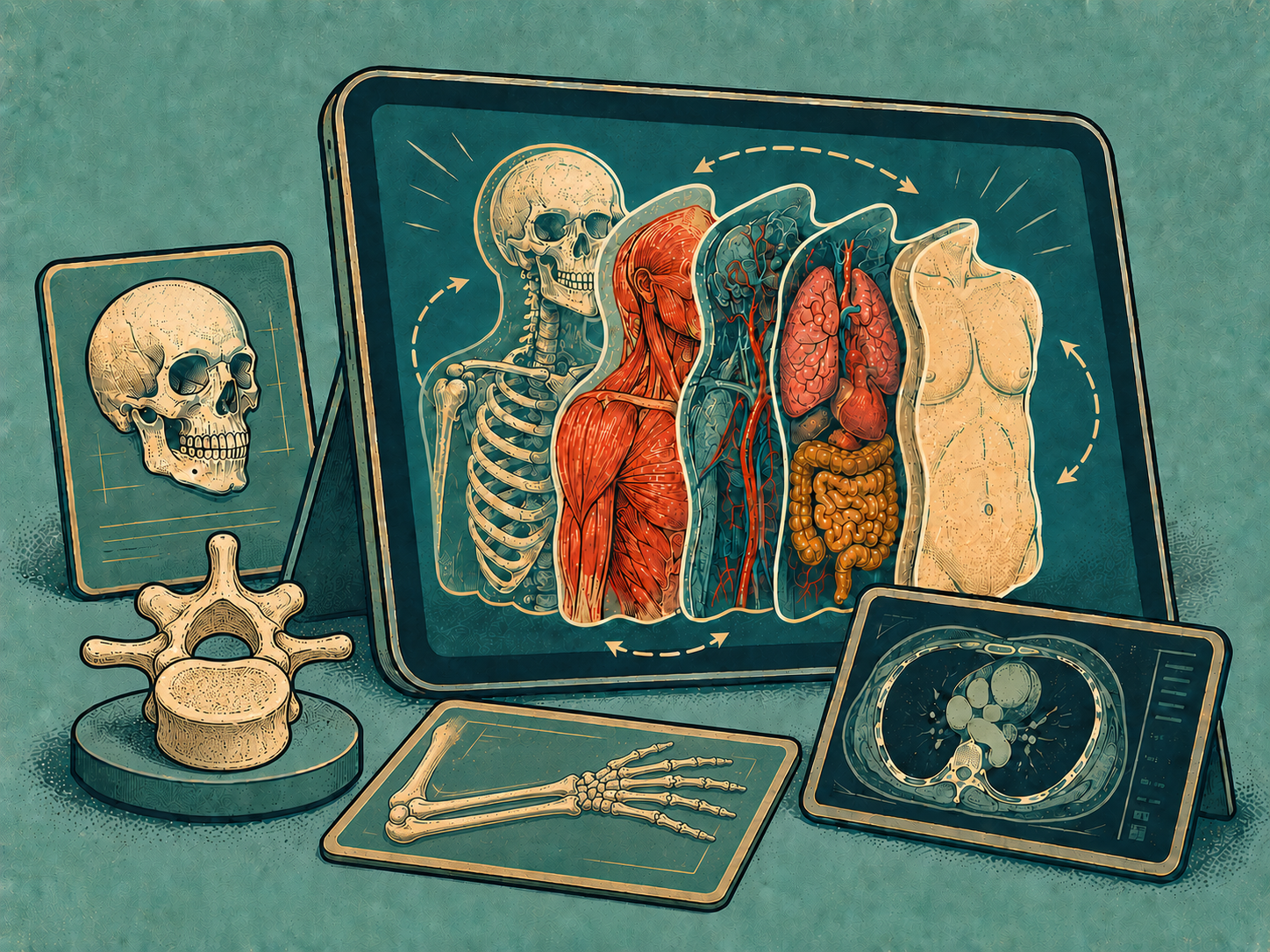 Anatomy and 3D visualization tools to build spatial understanding cover image